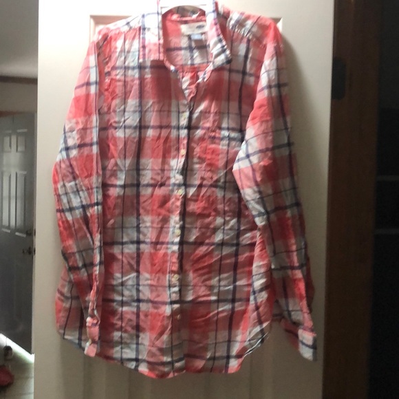 Pink Old Navy Classic Flannel - Picture 2 of 5